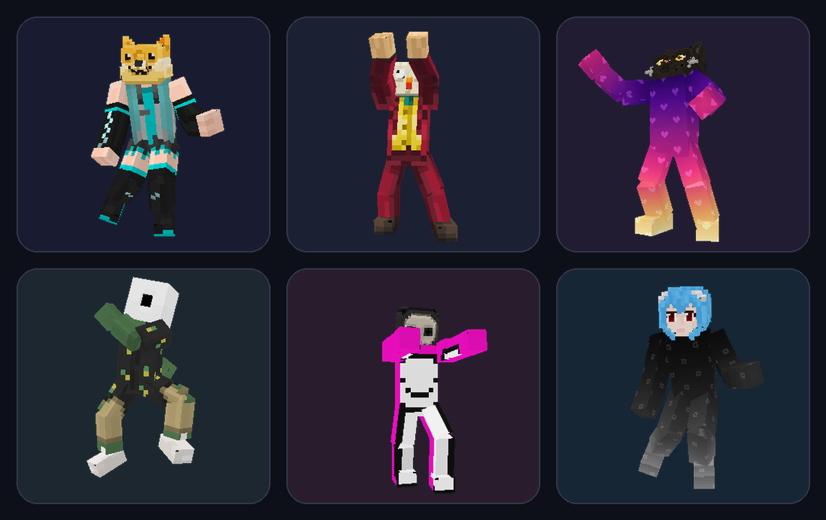 Pixel World characters